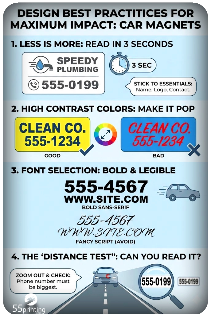 Graphic design tips for vehicle signage