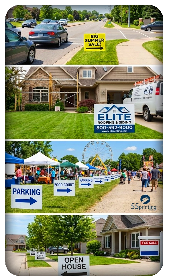 Strategic Yard Sign Placement