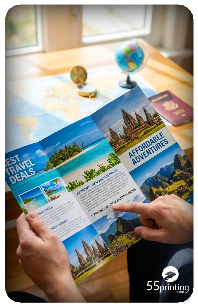 Travel brochure examples