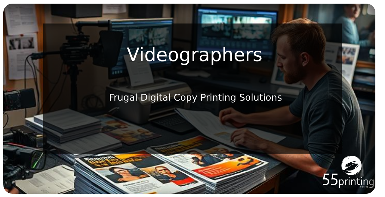 Videographers - Frugal Digital Copy Printing Solutions