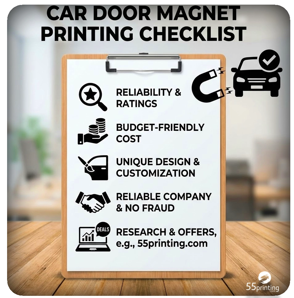 Checklist for ordering affordable car magnets