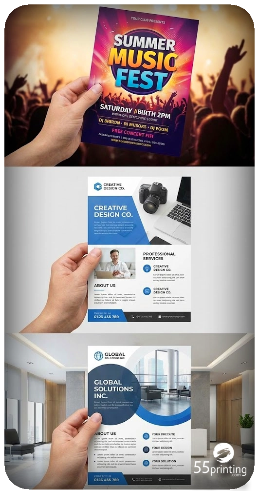 Handing out flyers marketing strategy