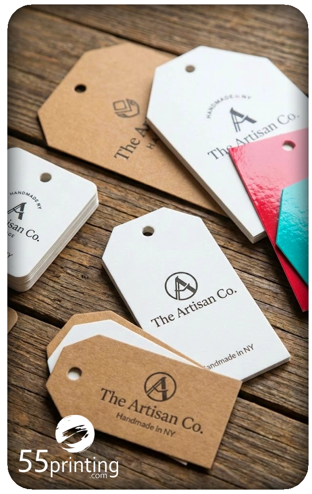 Punch hole variations for product tags