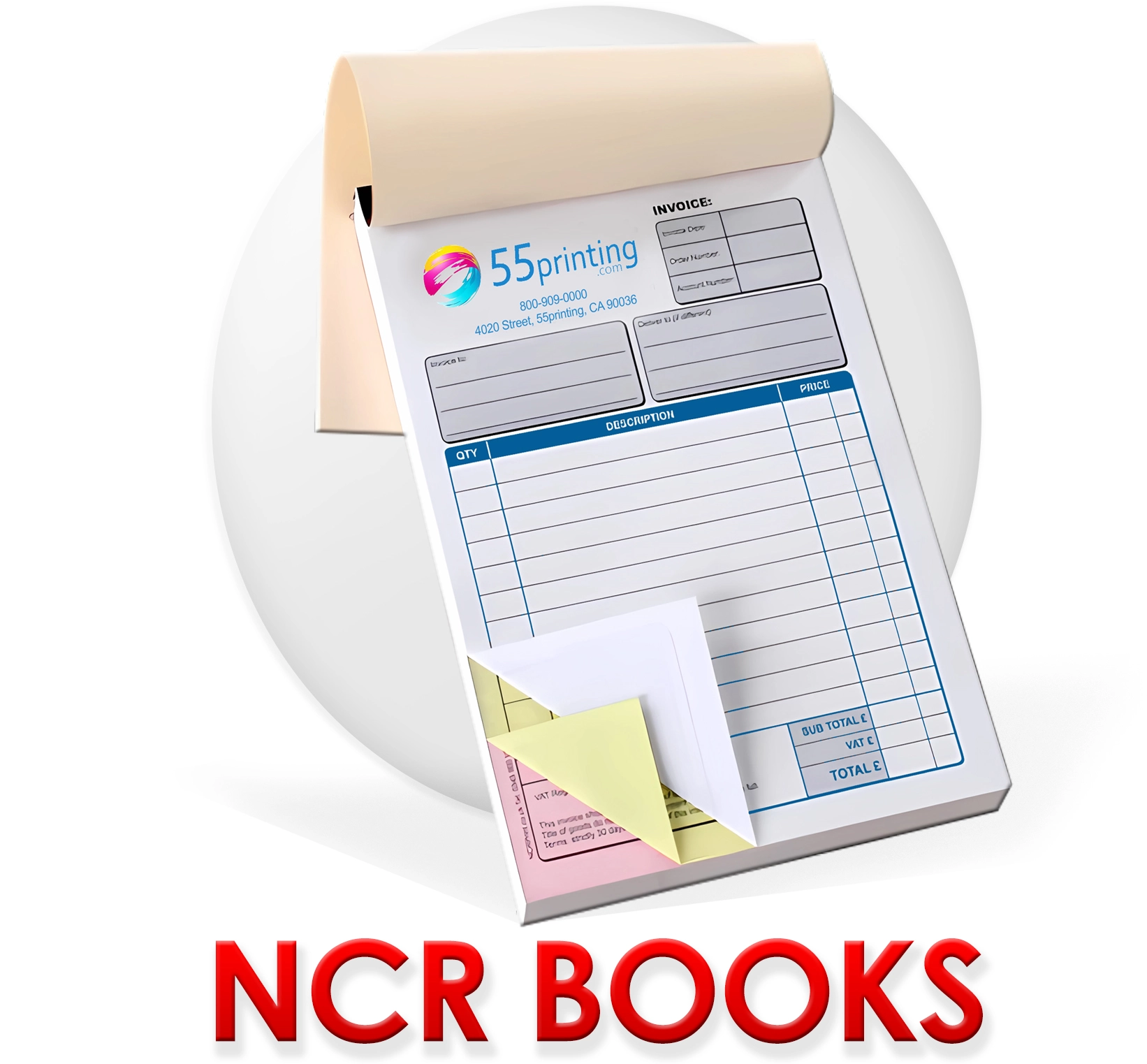 Custom Full Color Carbonless NCR Books