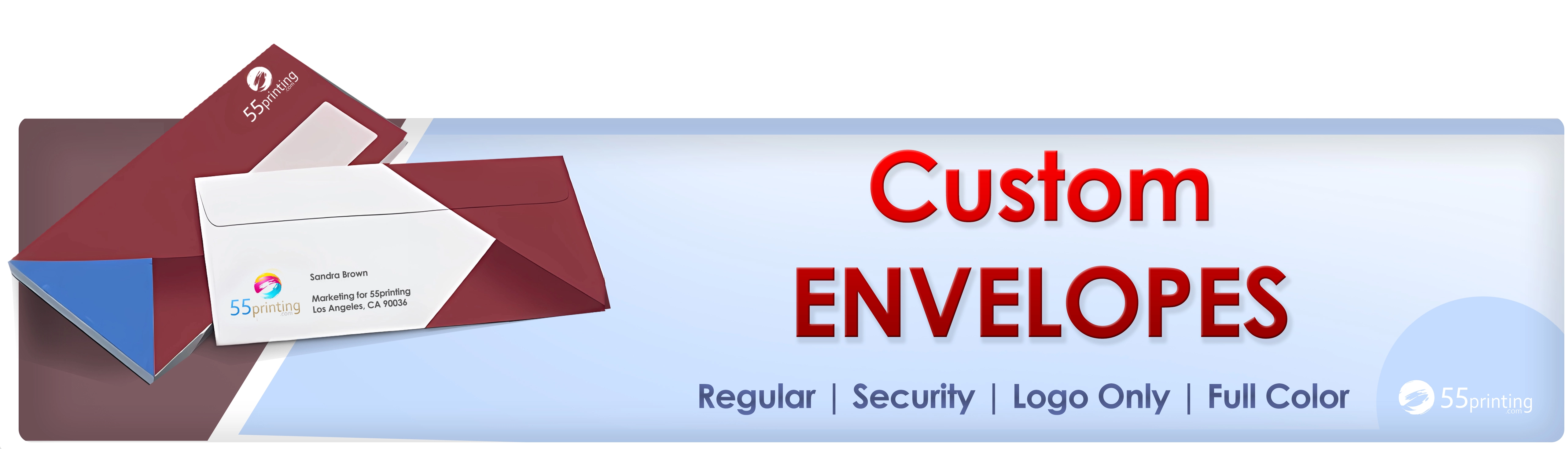Custom Printed Full Color Envelopes Banner
