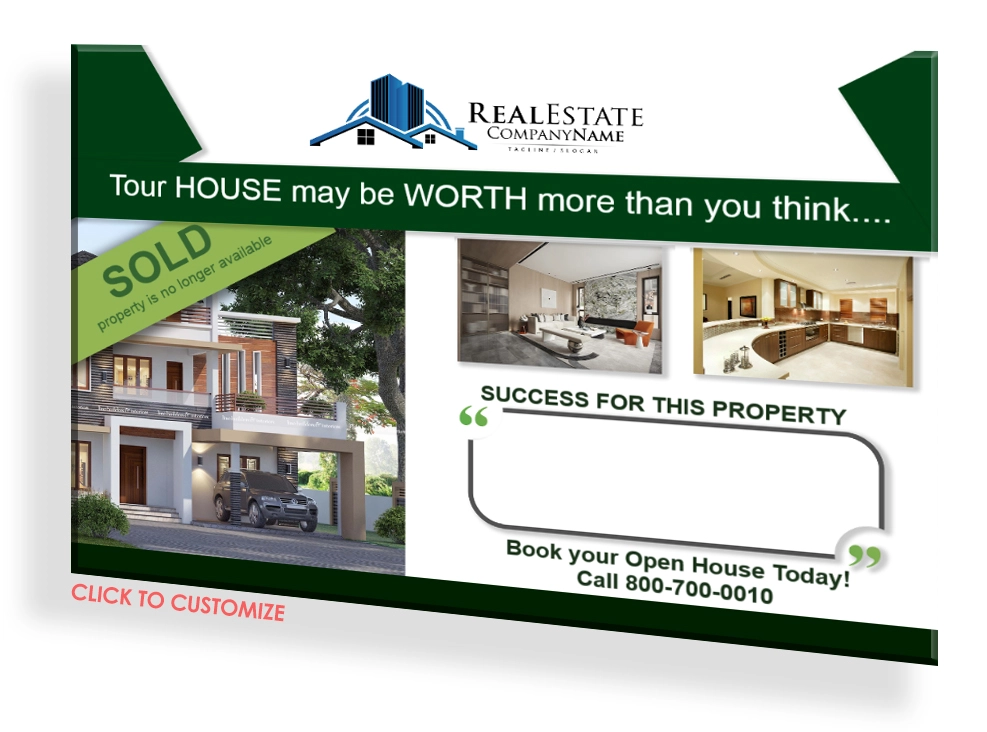 Open House EDDM printing Marketing Postcard