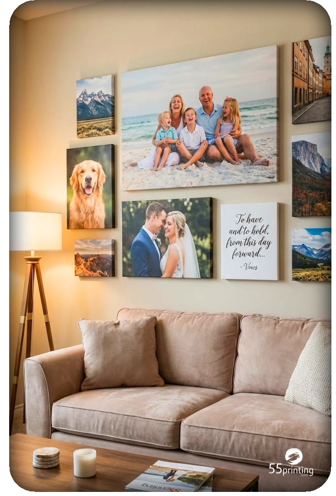 Canvas prints for home personalized decor