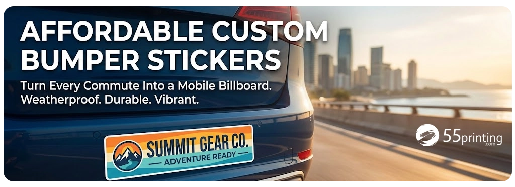 Custom Bumper Stickers for Vehicle Branding
