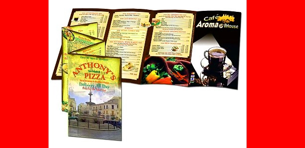 Custom menu printing product icon