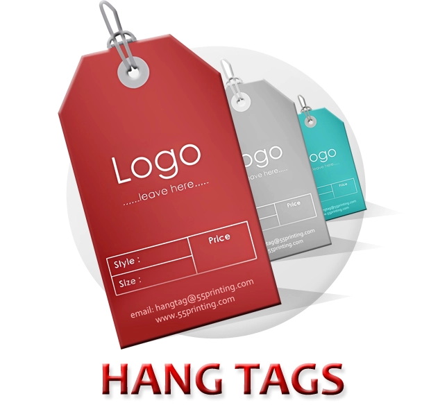 Custom hang tag printing icon