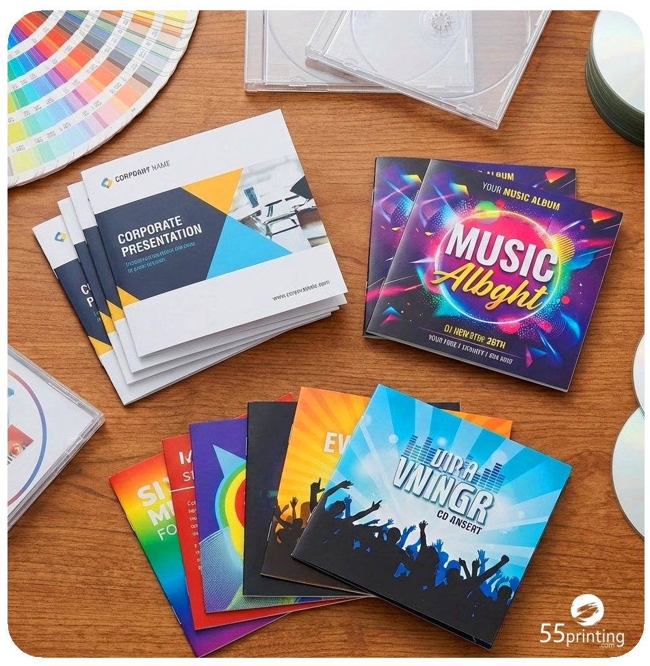 Movies, songs, and personal videos CD collection