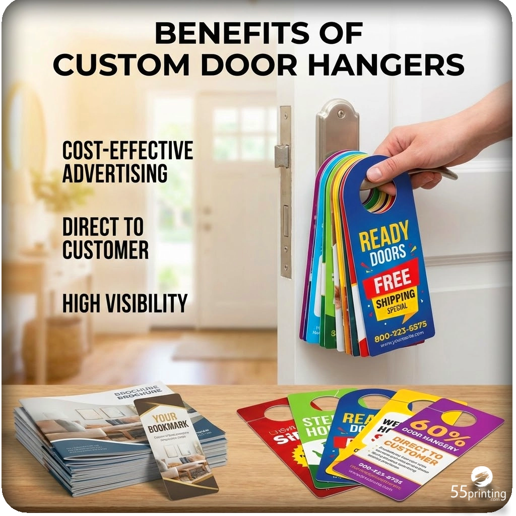 Service business door hanger marketing