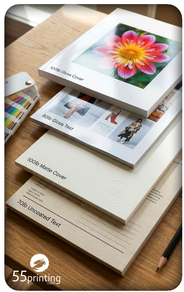 Assortment of full color marketing products