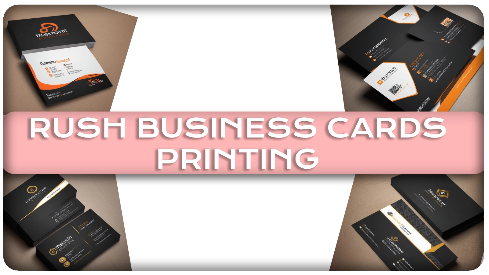 Banner for Rush Business Cards Printing