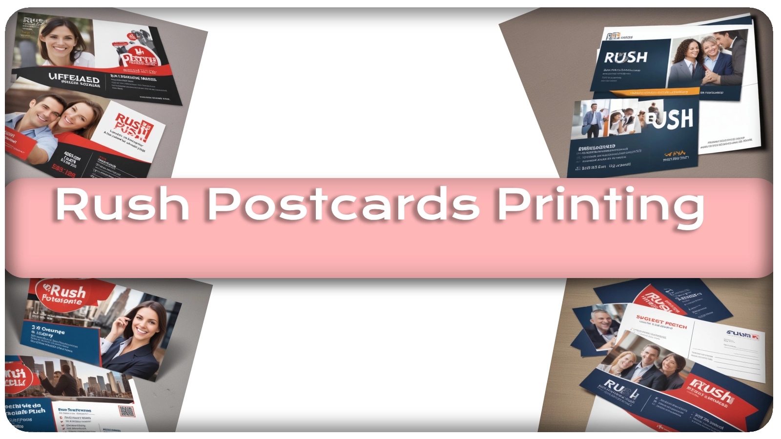 Banner for Rush Postcards printing