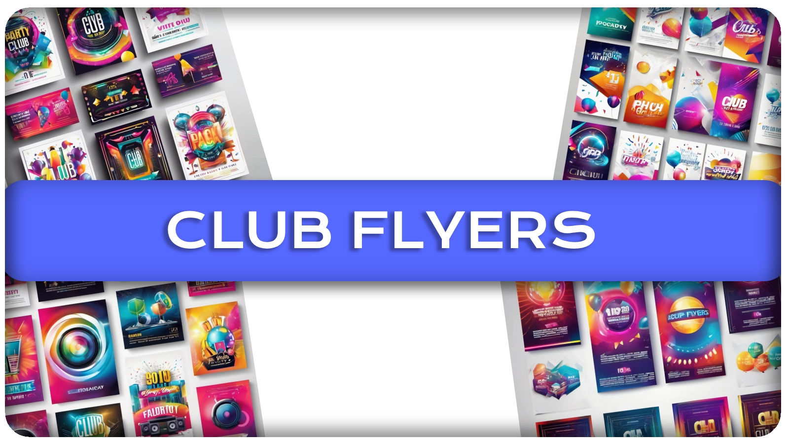 Banner for club flyers printing
