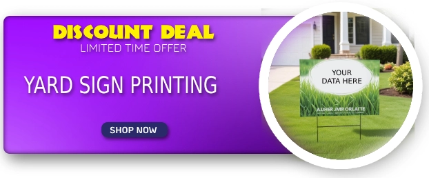 Custom yard sign printing product image