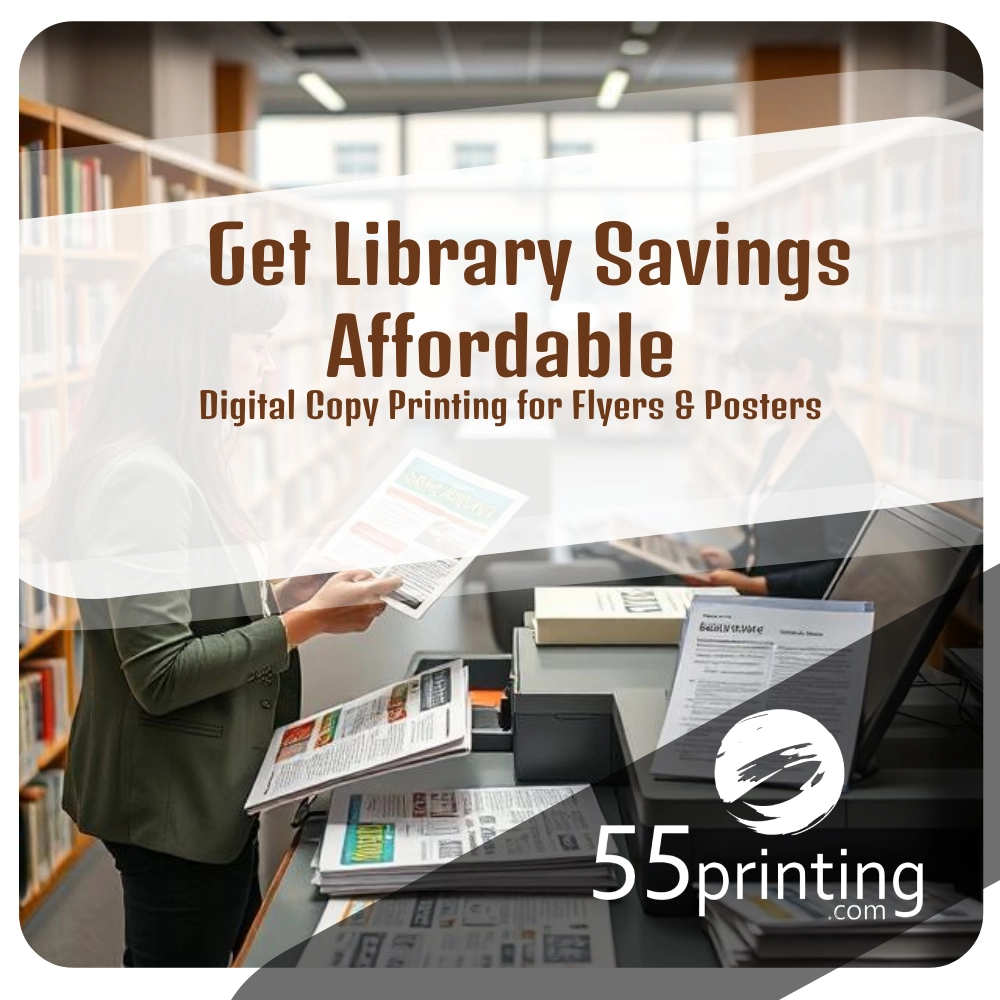Get Library Savings – Affordable Digital Copy Printing for Flyers & Posters