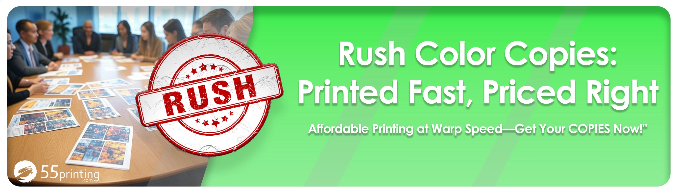 Rush Color Copies Printing at 55Printing Rush Color Copies Printing – Fast, vibrant prints delivered at competitive prices