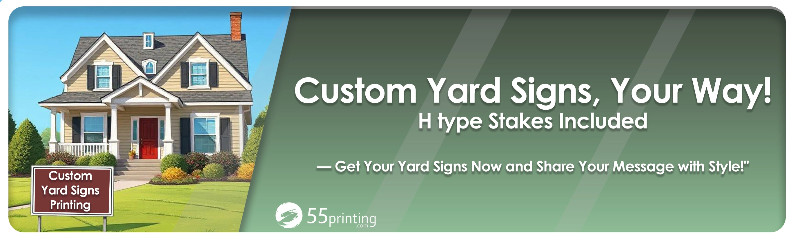 Custom Yard Signs Printing Service