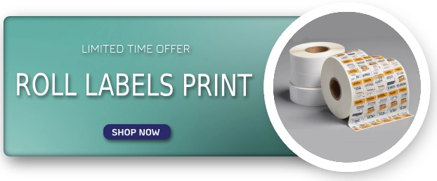 best price for custom roll labels printing product image