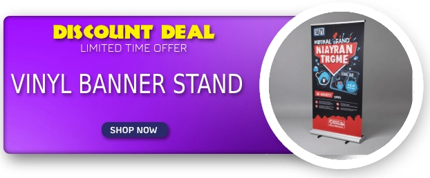cheap banner stand for vinyl banners printing product image