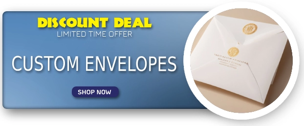 cheap custom envelopes printing discount coupon deal