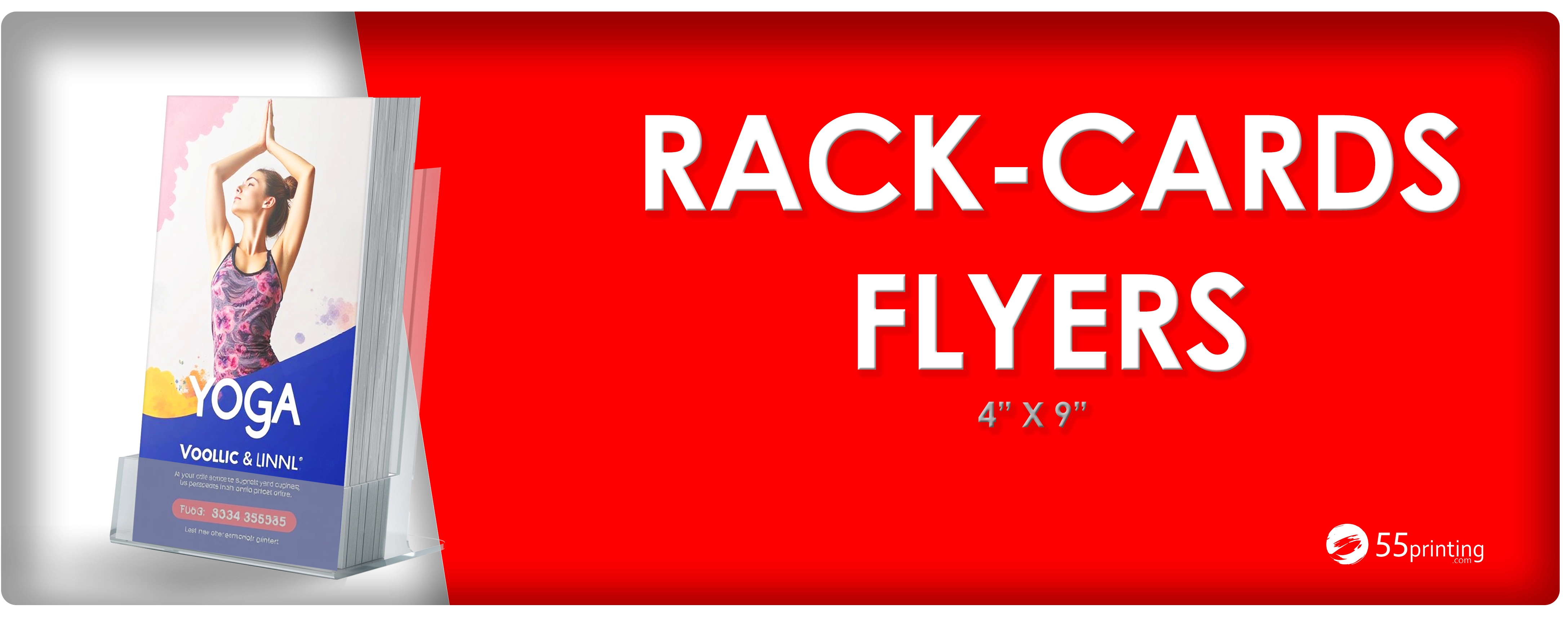 Professional Rackcard Printing Banner