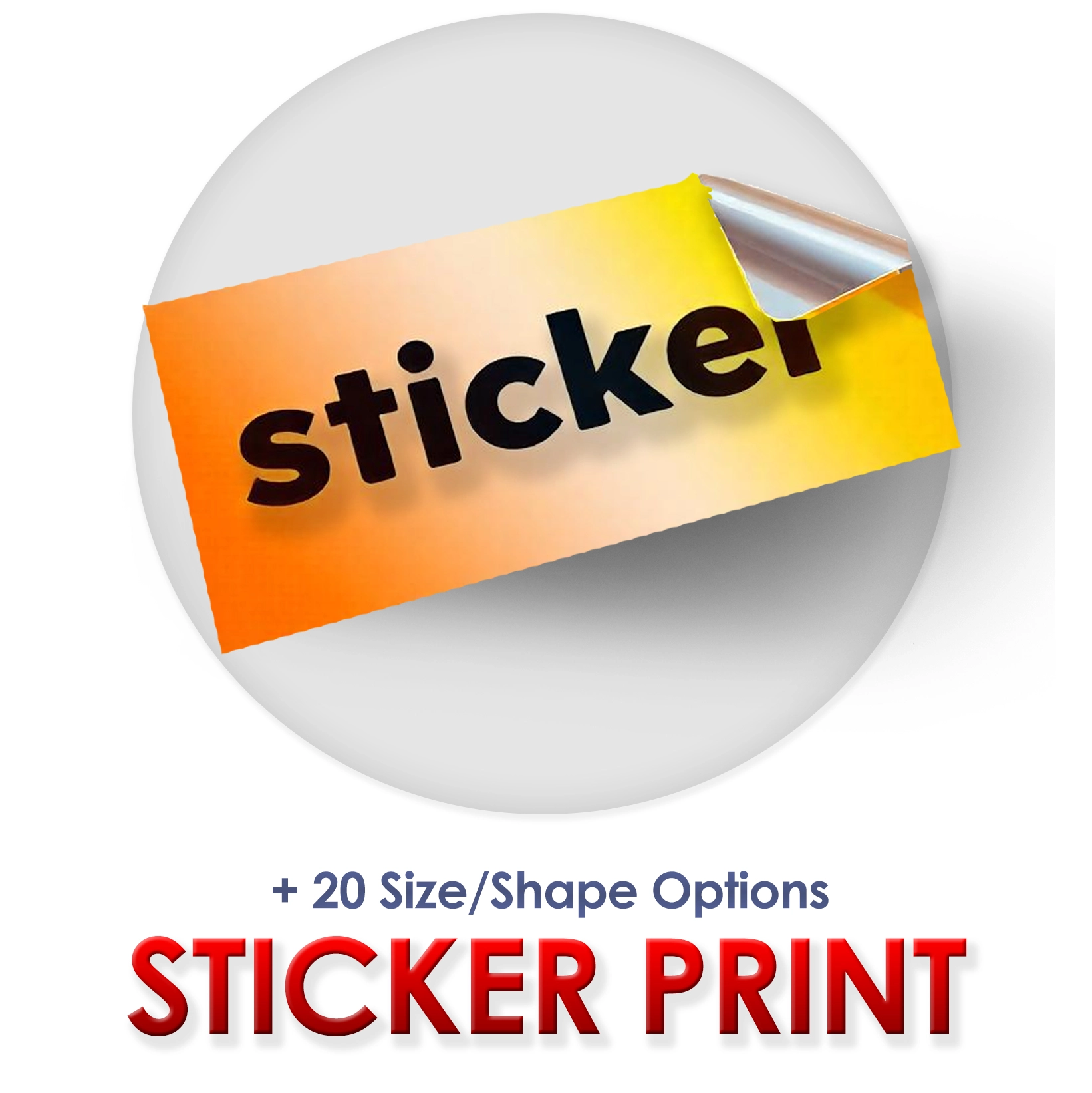 Custom Peal Off Stickers