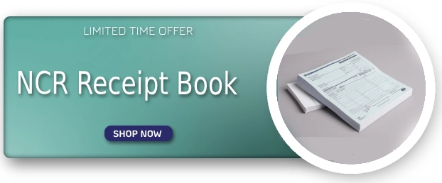 ncr receipt book printing product image - discount deal code