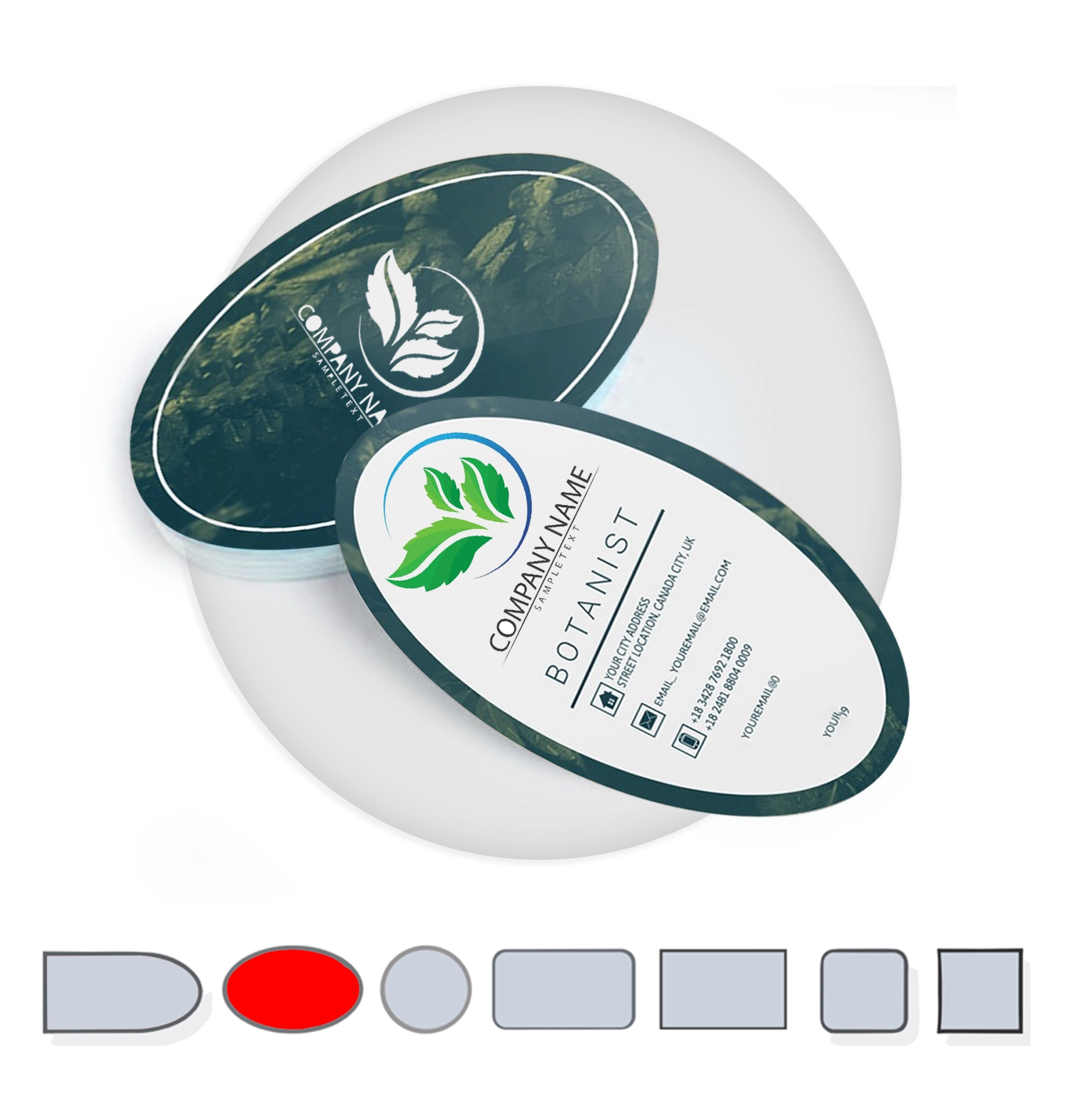 selected-oval-shape-card