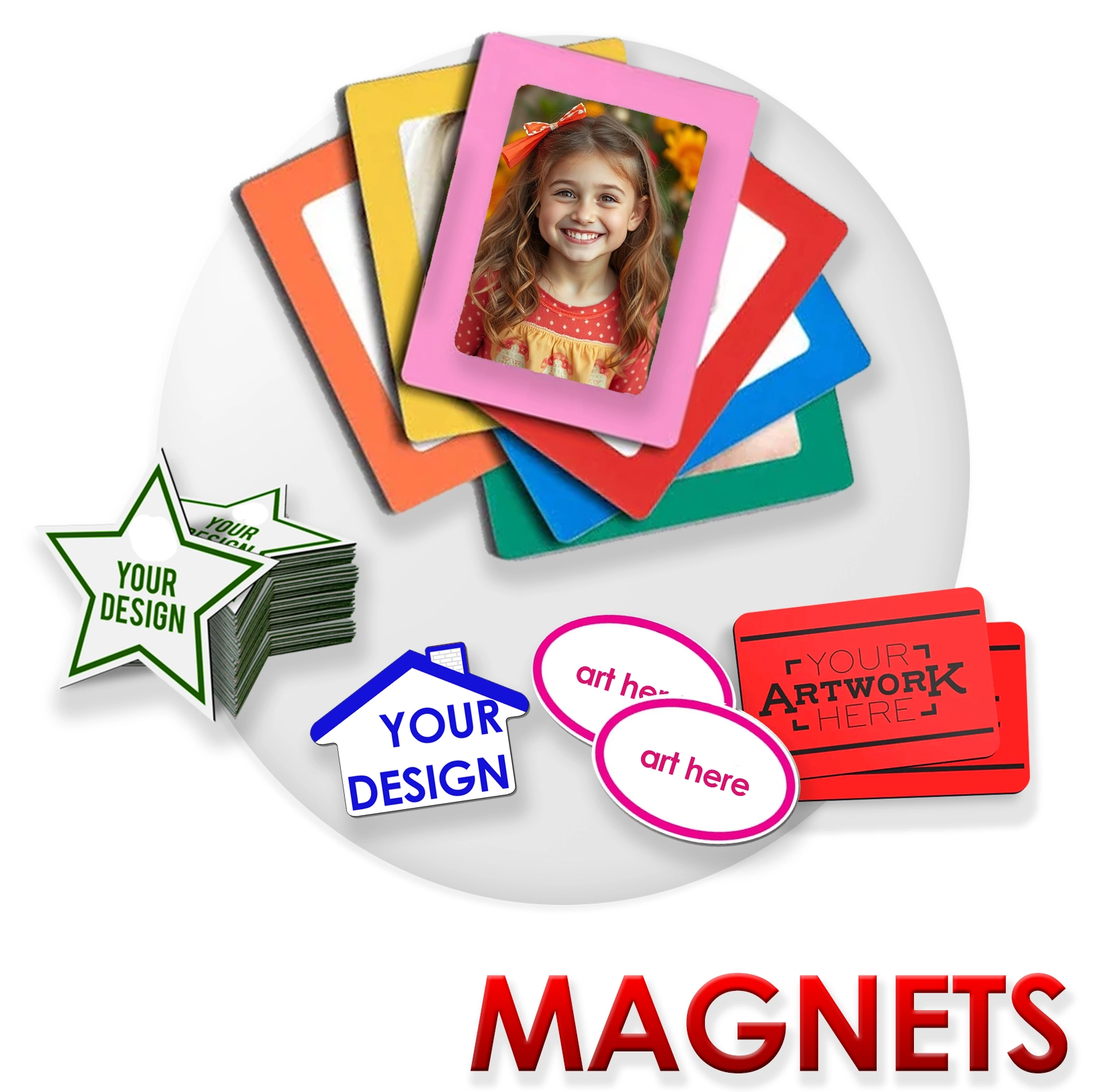 Budget Magnets Printing | FREE Design Setup, Fix & Proof