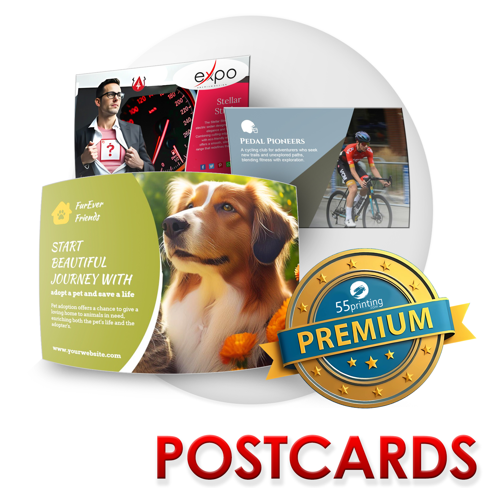 Pre Sorted Postcards Example Explore Custom *** PREMIUM Postcard Templates & Personalize Instantly