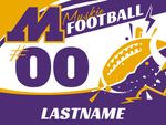 MHS Football Corrugated Plastic Yard Sign
