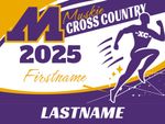 MHS Cross Country Corrugated Plastic Yard Sign