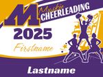 MHS Cheerleading Corrugated Plastic Yard Sign
