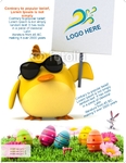Easter Flyer with Chick
