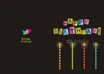 Happy Birthday (Black Candles)