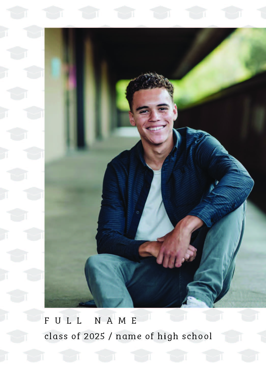 Davenport West High School Graduation Announcement