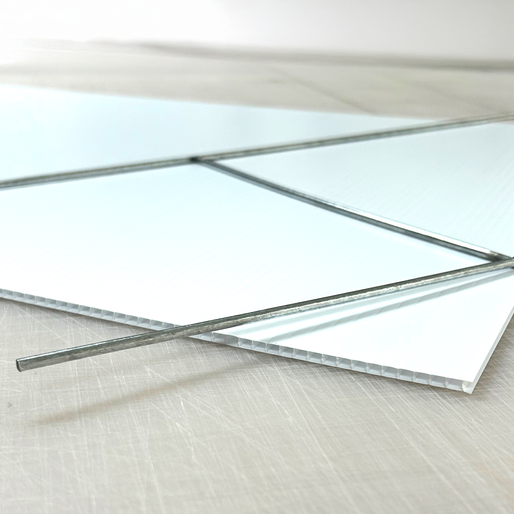 Corrugated Plastic Sign with Metal H-frame Stake