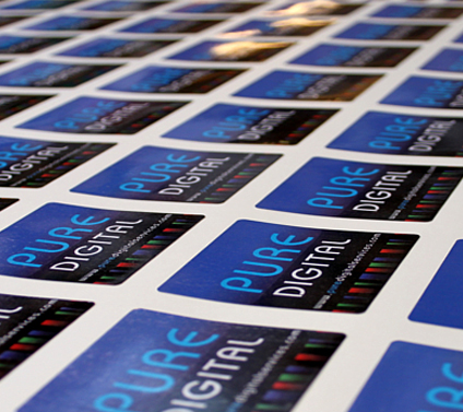 Paper Stickers - UV Coated