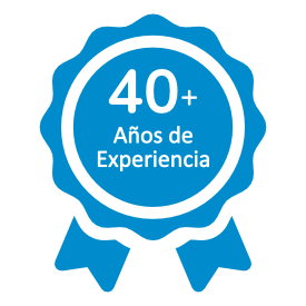 Mas de 40 años de experiencia