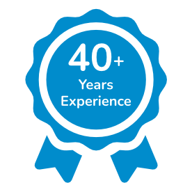 40+ Years Experience