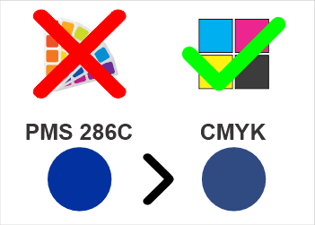 Printed colors VS screen colors