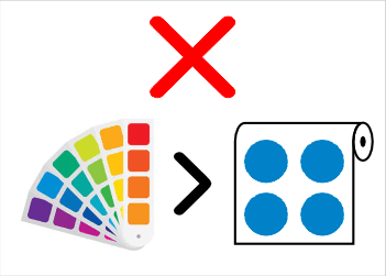 Printed colors VS screen colors