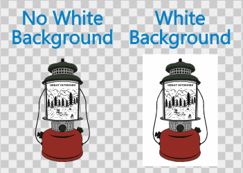 Artwork with background and no background