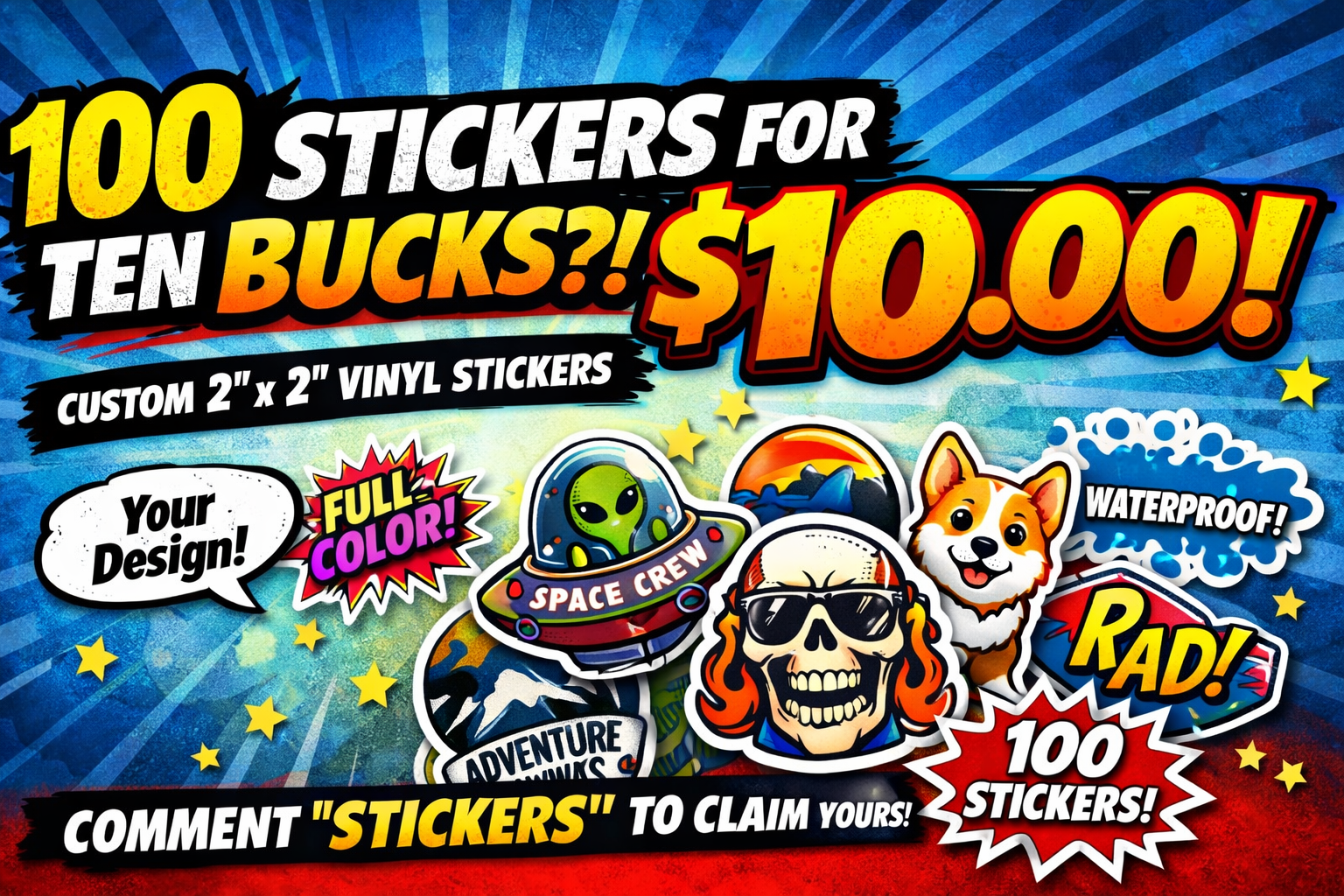 Sticker sale