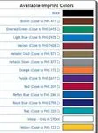 Imprint Colors
