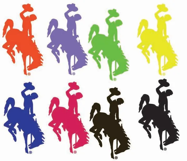 Bucking Horse Decals 1