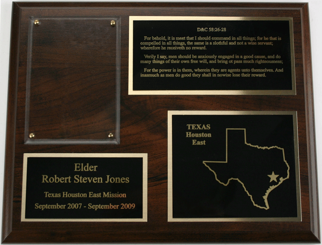 LDS Mission Plaque